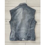 Női farmermellény - S