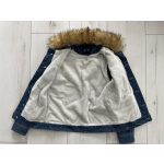 Jeffrey R férfi bundás farmerdzseki - M