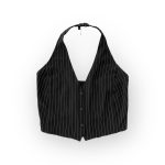 Stradivarius csíkos női top - L (ÚJ)