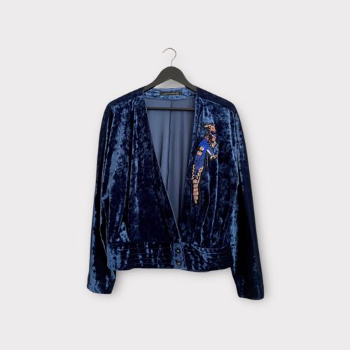 Zara női bársony felső - M