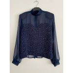 Csillámló női blúz - S