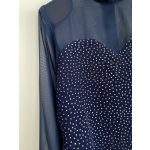 Csillámló női blúz - S