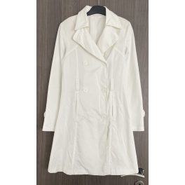 Fehér női átmeneti kabát - S