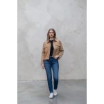 Bershka feliratos ujjú női dzseki - M (ÚJ)