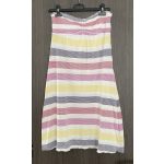 Színes csíkos női ruha - M