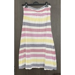 Színes csíkos női ruha - M
