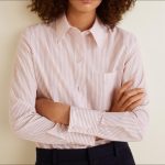 Mango csíkos női blúz - XS (ÚJ)