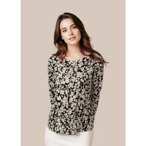 Aniston Selected virágos női blúz - M (ÚJ)
