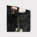 Only koptatott fekete női farmernadrág - XS (ÚJ)