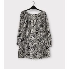M&Co virágos női tunika - L