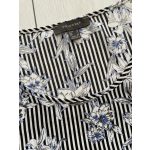 Primark csíkos-virágos női top - 44