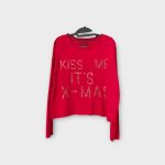 Cache Cache flitteres női karácsonyi felső - L