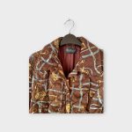 Rodez láncmintás női átmeneti kabát - M