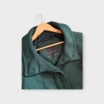 Zara sötétzöld női kabát - XL