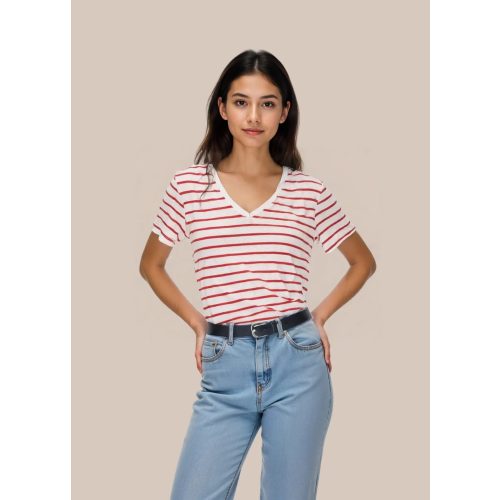 Sinsay csíkos női póló - S (ÚJ)