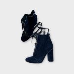 Zara női bársony csizma - 39