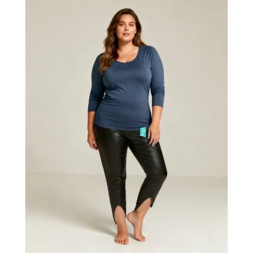 Solo Teatro női műbőr nadrág - L (ÚJ)