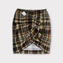 Mango kockás női szoknya - S (ÚJ)