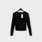 Cropp bordázott női pulóver - L-XL (ÚJ)