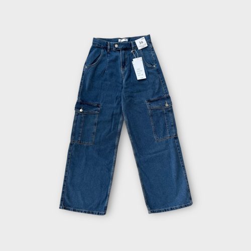 Sinsay wide-leg cargo farmernadrág - 36 (ÚJ)