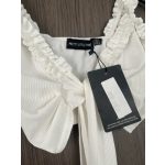 PLT fehér női top - XS (ÚJ)