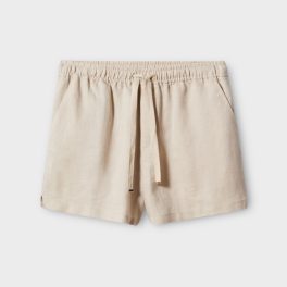 Mango női len rövidnadrág - 4XL (ÚJ)