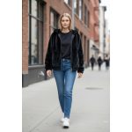 Cropp női szőrmés dzseki - S (ÚJ)