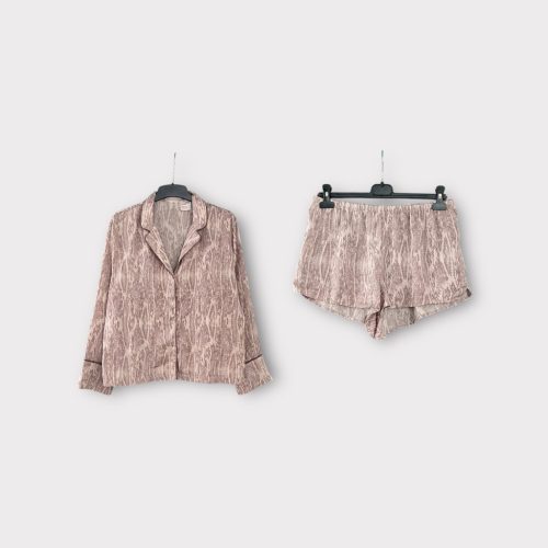 H&M kígyómintás női pizsama szett - M