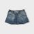 Tűzött női farmer miniszoknya - XS