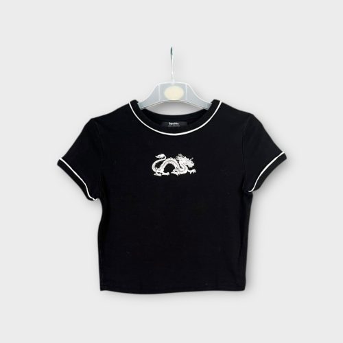 Bershka női crop póló - XS