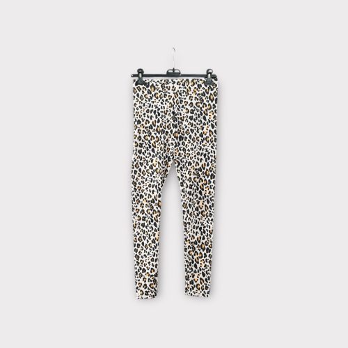 Retro leopárdmintás női leggings - XS-S