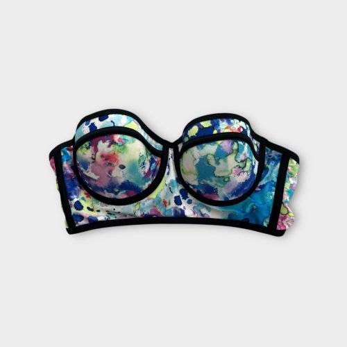 Színes női bikini felső - S