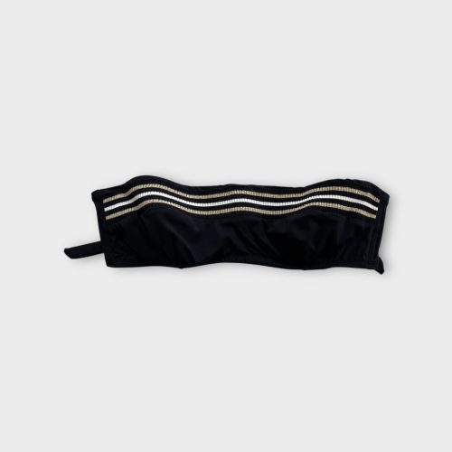 Fekete-arany női bikini felső - XS