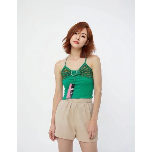 Zöld női felső - M (ÚJ)