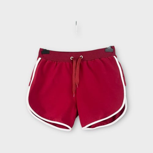 Bordó női rövidnadrág - L