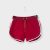 Bordó női rövidnadrág - L