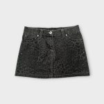 House Of Denim leopárdmintás női szoknya - M