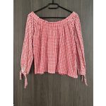 REserved piros kockás női felső - L
