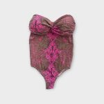 Kígyómintás női body - S