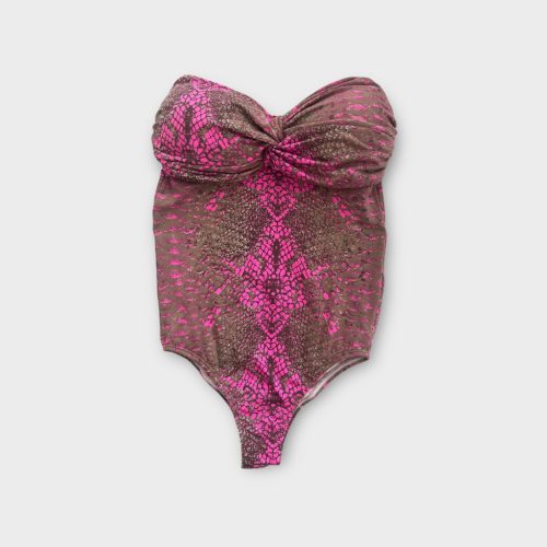 Kígyómintás női body - S
