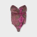 Kígyómintás női body - S