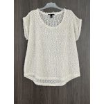 Mango csillámló pulóver - M