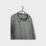 Zipzáras női pulóver - S