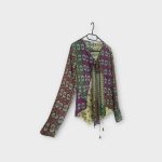 Zara mintás női blúz - L