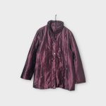 Chic Collection irizáló női kabát - XL