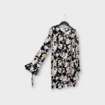 H&M virágos-madaras női ruha - XS