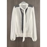 F&F kontrasztos női blúz - S