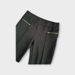 Texturált anyagú női nadrág - S