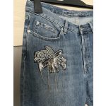 GAS díszes női boyfriend farmernadrág - M