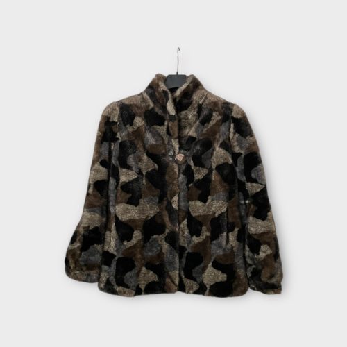 Női műszőrme kabát - L